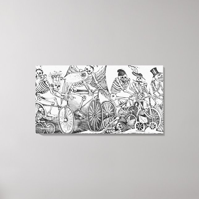 Impressão Em Tela Calavera do século 20 (Frente)