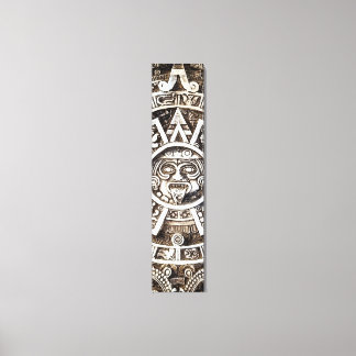 Impressão Em Tela Calendário Sun Meso-Americano Mias de Pedra Escrit