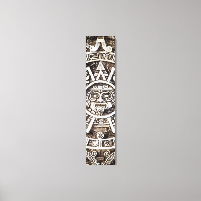 Impressão Em Tela Calendário Sun Meso-Americano Mias de Pedra Escrit (Frente)