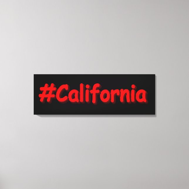 Impressão Em Tela "Califórnia" Design. Comprar Agora (Frente)