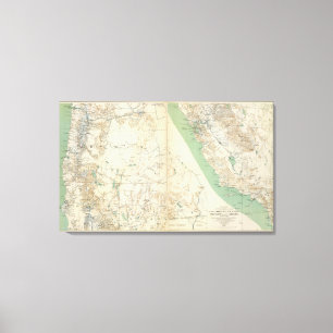 Impressão Em Tela Califórnia, Nevada, Oregon