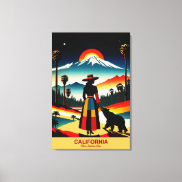 Impressão Em Tela Califórnia: Onde mora o sol