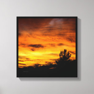 Impressão Em Tela Califórnia Sunset