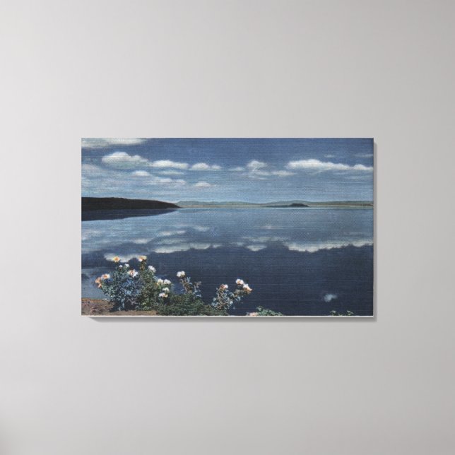 Impressão Em Tela CaliforniaView do lago Mono na Serra Alta (Frente)