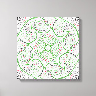 Impressão Em Tela Caligrafia Árabe Moderna - Poema Árabe Artístico