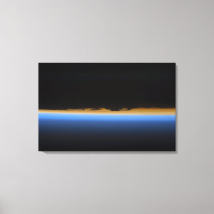 Impressão Em Tela Camadas da atmosfera de terra