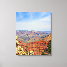 Impressão Em Tela Camadas de Rocha Vermelha do Grand Canyon