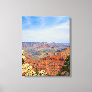 Impressão Em Tela Camadas de Rocha Vermelha do Grand Canyon
