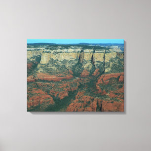 Impressão Em Tela Camadas de Rochas Vermelhas em Sedona Arizona