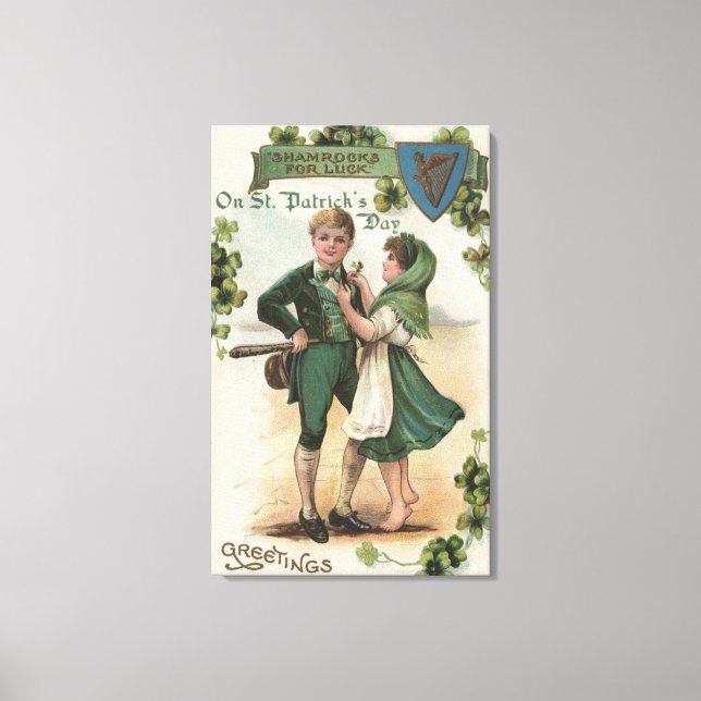 Impressão Em Tela Camarões pela sorte (Frente)