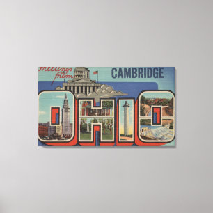 Impressão Em Tela Cambridge, Ohio - grandes cenas da letra