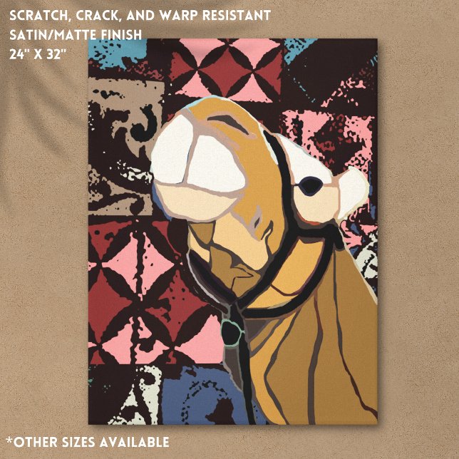 Impressão Em Tela Camel Pattern (Criador carregado)