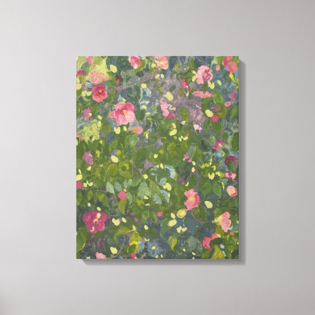 Impressão Em Tela Camellia em Flor 2014 (Frente)