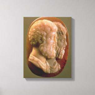 Impressão Em Tela Cameo que descreve Marcus Aurelius (121-180) e