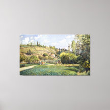 Camille Pissarro A Cowherd em Valhermeil, Auvers-s