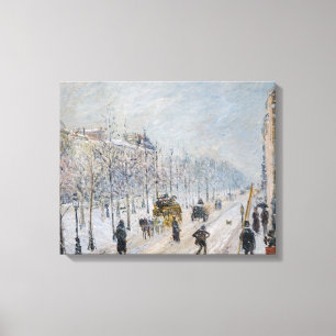 Impressão Em Tela Camille Pissarro - Boulevares Exteriores, Efeito d