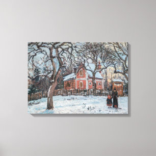 Impressão Em Tela Camille Pissarro - Chataigniers a Louvecienne