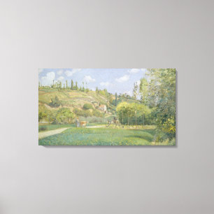 Impressão Em Tela Camille Pissarro Um Cowherd em Valhermeil, Auvers