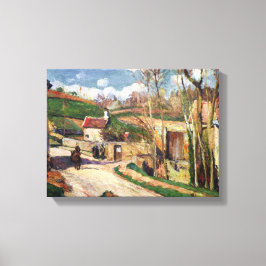 Impressão Em Tela Camille Pissarro Uma encruzilhada na Hermitage, Po