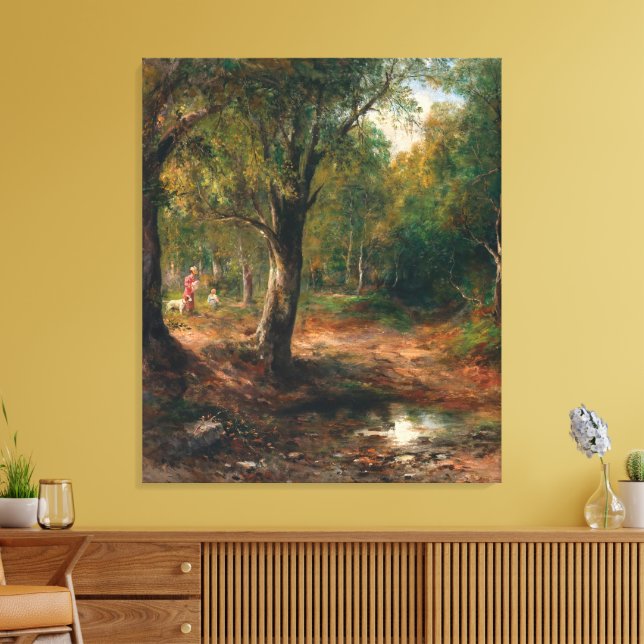 Impressão Em Tela Caminhada na Floresta - Emil Barbarini (Insitu(Sala de estar))