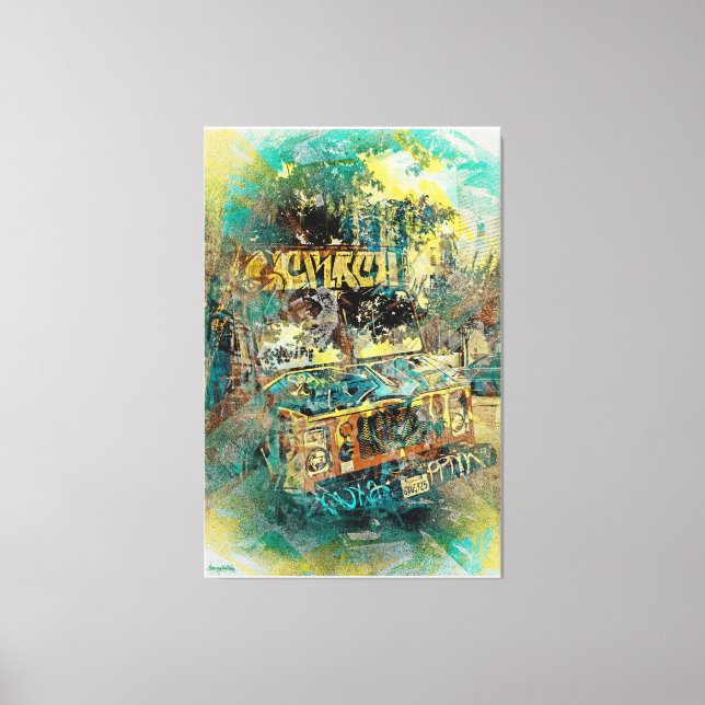 Impressão Em Tela Caminhão de grafite Icreme, distrito de São Franci (Frente)