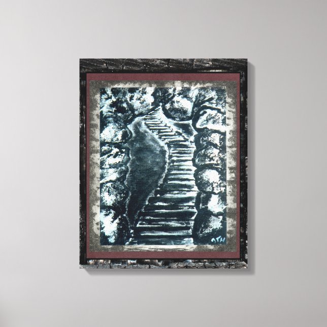 Impressão Em Tela Caminho da Pedra (Frente)