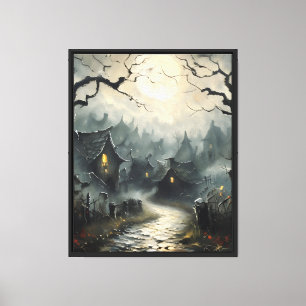 Impressão Em Tela Caminho iluminado pela floresta