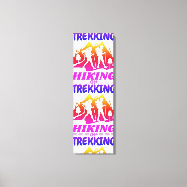 Impressão Em Tela Caminho ou Trekking (Frente)