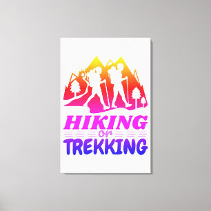 Impressão Em Tela Caminho ou Trekking