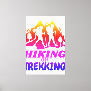 Impressão Em Tela Caminho ou Trekking