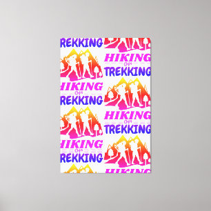 Impressão Em Tela Caminho ou Trekking