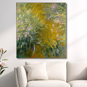 Impressão Em Tela Caminho pelos irlandeses, Monet