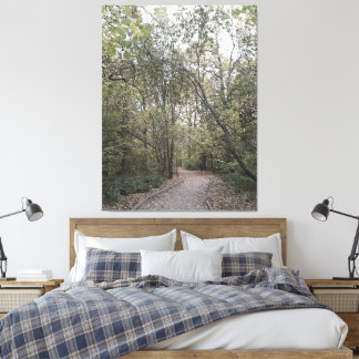 Impressão Em Tela Caminho Silencioso da Floresta de Outono – Edição 