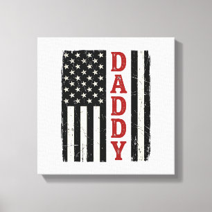 Impressão Em Tela Camisa com Desenho da Bandeira Americana Distresse