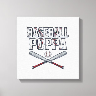 Impressão Em Tela Camisa de desenho de gravura vintage do Baseball P
