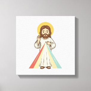 Impressão Em Tela Camisa de Desenho Vetorial de Bênção Religiosa Vin