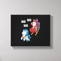Camisa de Unicórnio de Natal Mágico Xmas Papai Noe