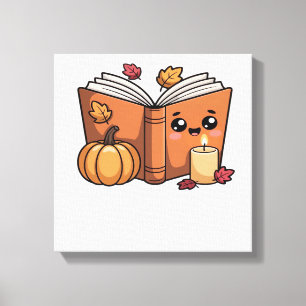 Impressão Em Tela camiseta clássica do livro de ação de graças kawai