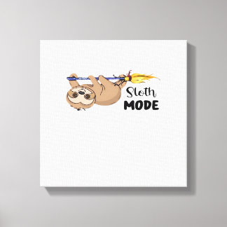 Impressão Em Tela Camiseta Clássica Modo Preguiça