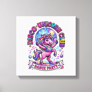 Impressão Em Tela Camiseta Comercial do Unicorn Disco Unicorn Club G