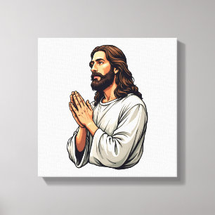 Impressão Em Tela Camiseta de Gravura Vintage com Mãos de Jesus Reza