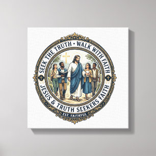 Impressão Em Tela Camiseta de Teologia Nerd de Apologética de Jesus