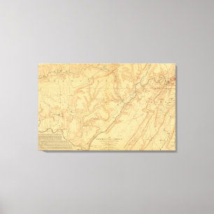 Impressão Em Tela Campanha de Chattanooga