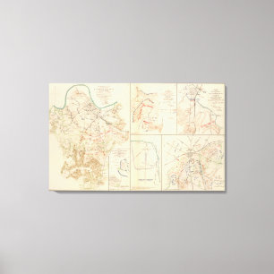 Impressão Em Tela Campo de batalha, Nashville, Tenn