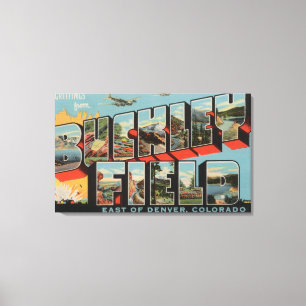 Impressão Em Tela Campo de Denver, Colorado - de Buckley