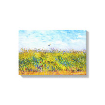 Campo de trigo com uma Laranja por Vincent Van Gog