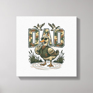 Impressão Em Tela Camuflagem Papai Pato Desenho de Camiseta de Gravu