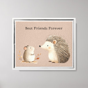 Impressão Em Tela Camundongos Gelados Gelados Bons Amigos