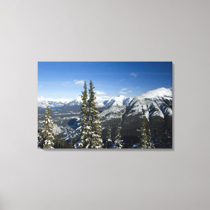 Impressão Em Tela Canadá, Alberta, Banff. Vistas do Vale Bow