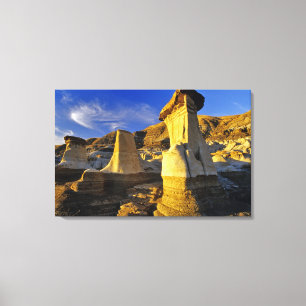 Impressão Em Tela Canadá, Alberta, Drumheller. Hoodoos.